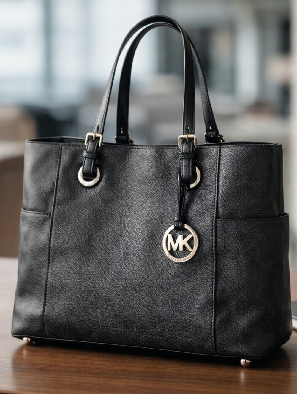 Michael Kors Classic Black Leather Bag - Sleek Everyday Carry